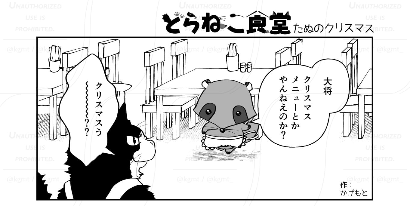 どらねこ食堂 たぬのクリスマス